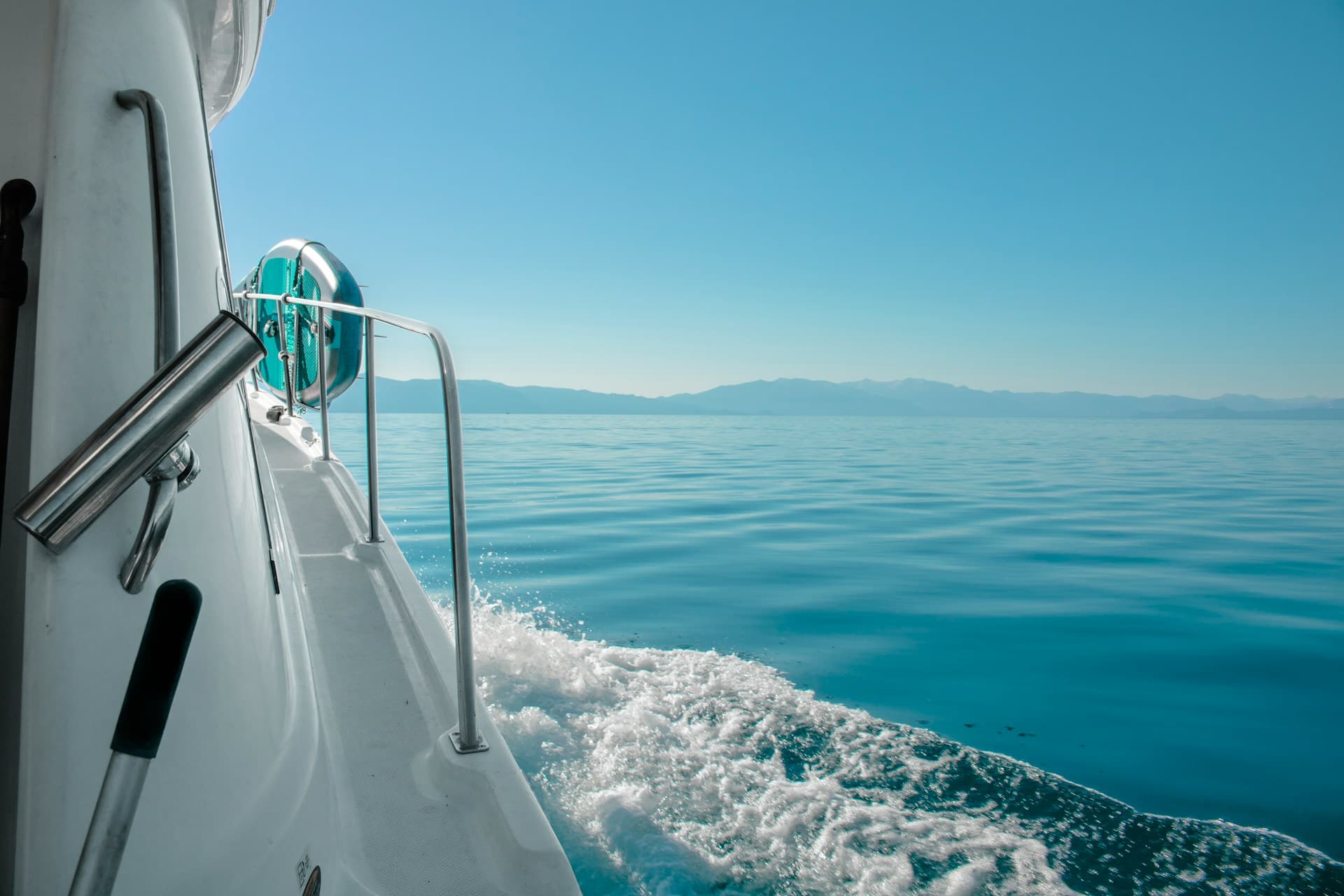 Private charter boat on the Bay of Kotor