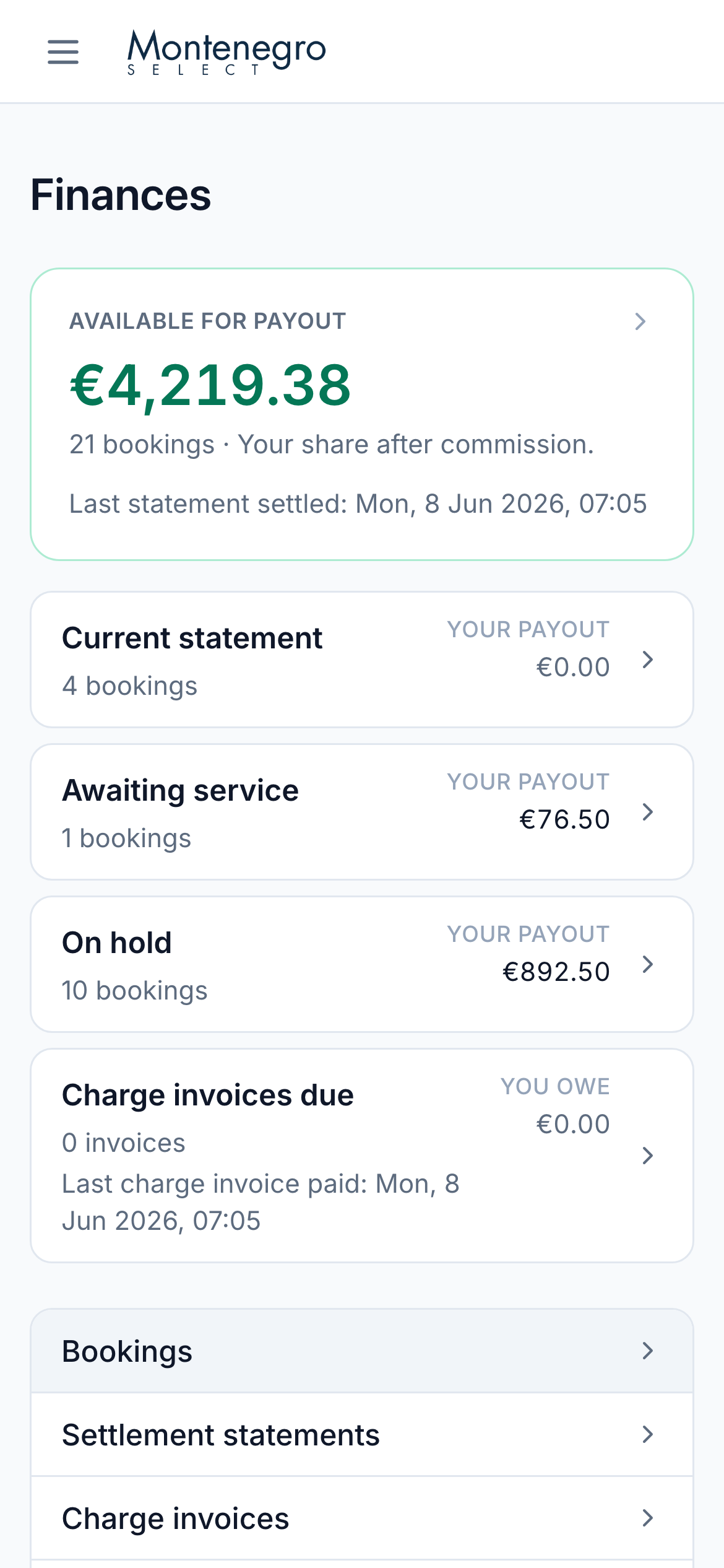 Finance overview